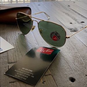 Ray-Ban Gold Aviator Original lightly used